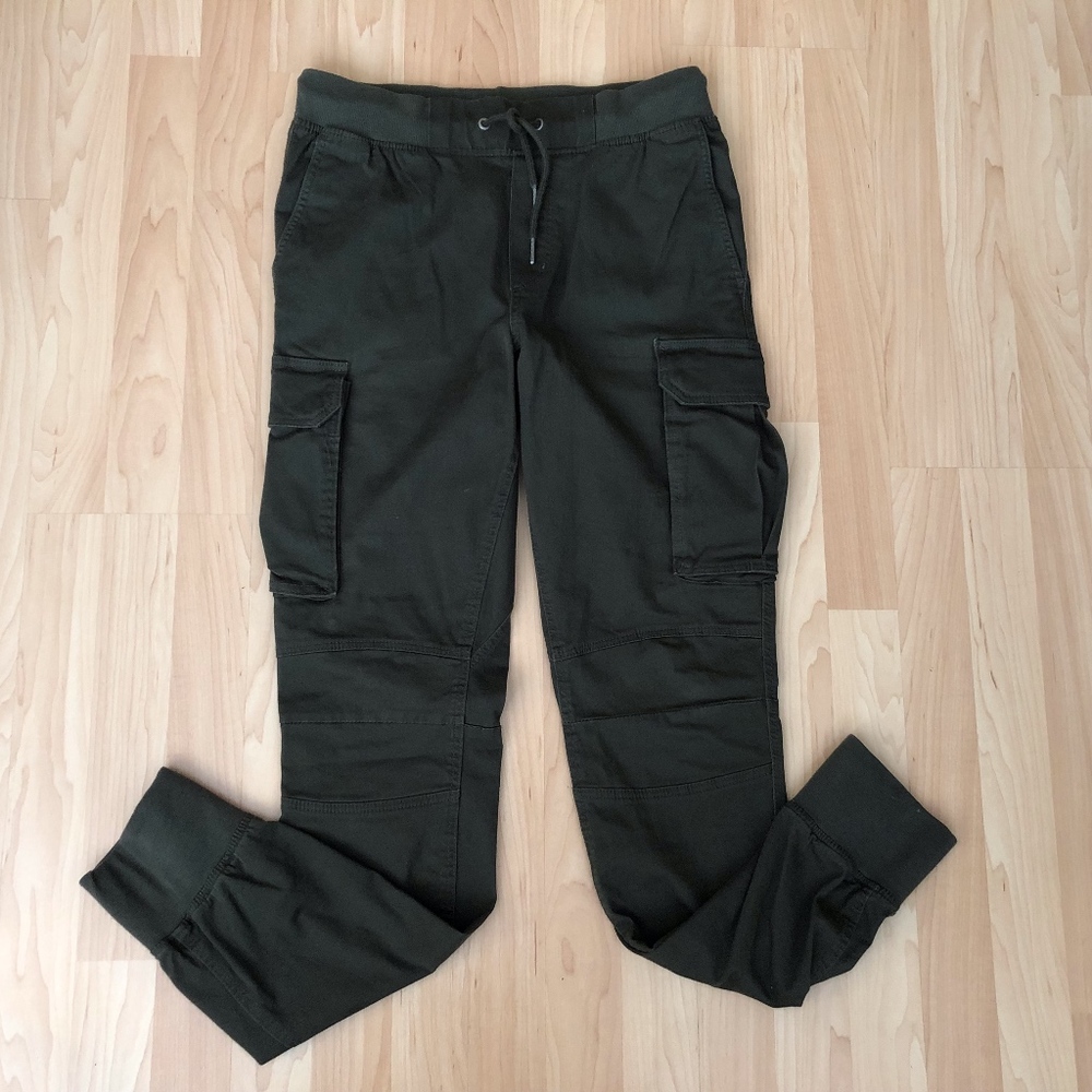 Olive Cargo Joggers